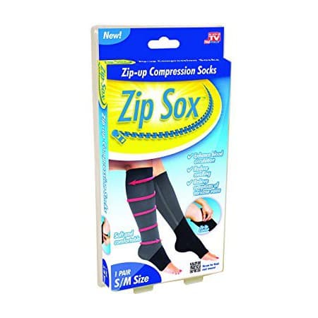 Zip Sox ถุงเท้าเพื่อสุขภาพ ลดปวดเท้า/น่อง รักษาเส้นเลือดขอด ใช้ดีมาก ผ้าหนา กระชับมาก รูปที่ 7
