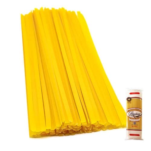 พาสต้าเส้นแบน Fettuccine Pasta Durum Wheat 500g เส้นแฟตตูชินี่ พาสต้าอิตาเลียน รูปที่ 2