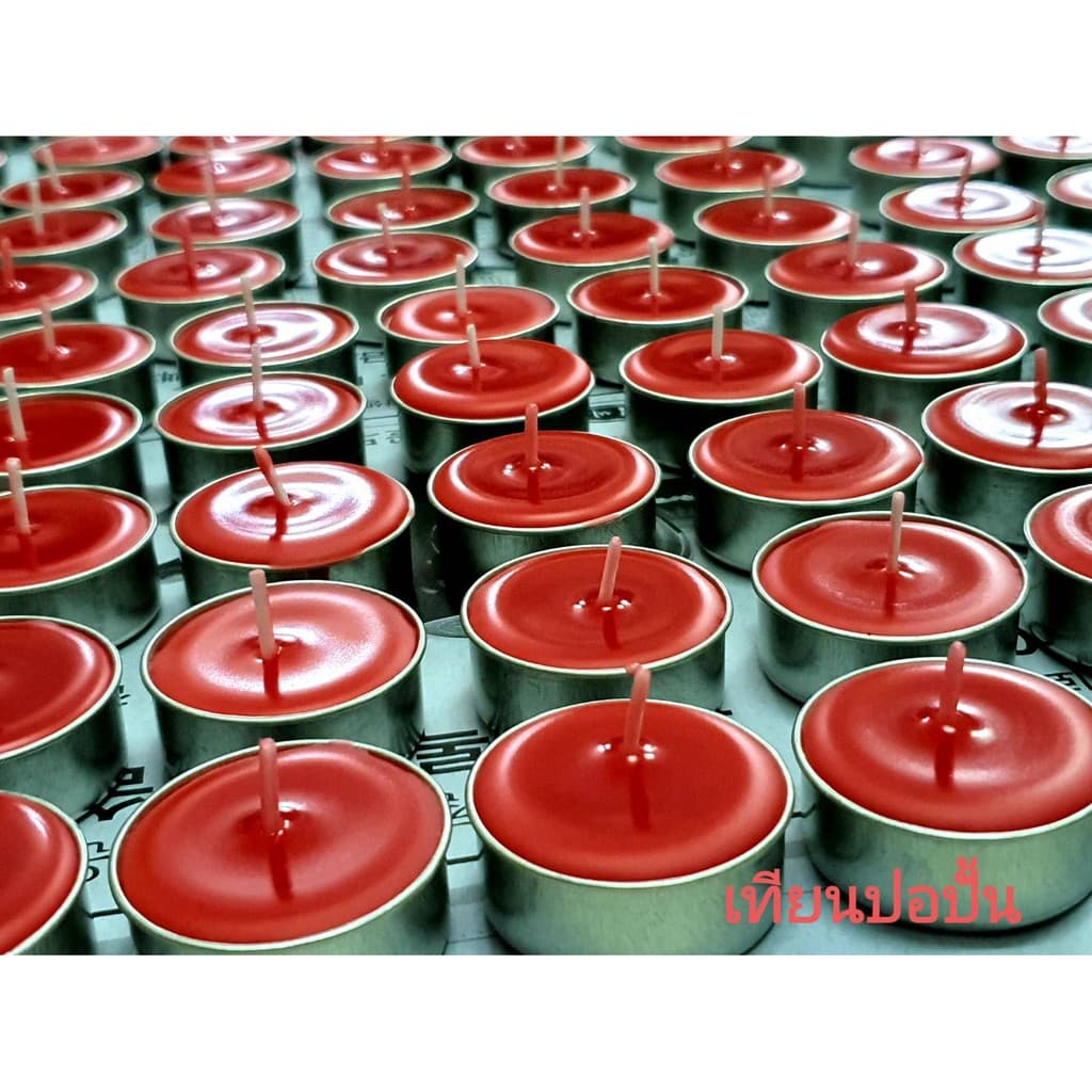 ถ้วยเทียนทีไลท์แบบแข็ง ถ้วยทีไลท์เปล่าสำหรับนำไปใส่เทียน-Metal Tealight Cup ถ้วยเทียนแบบแข็งเกรดA สินค้า ทันที รูปที่ 3