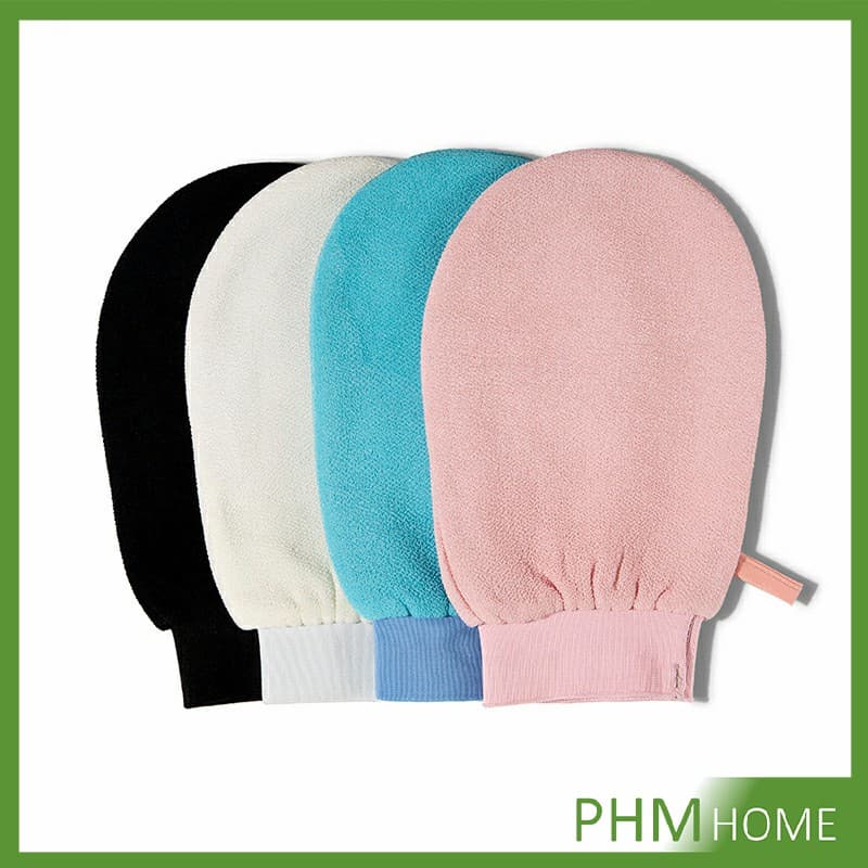 ถุงมืออาบน้ำอุปกรณ์อาบน้ำ อาบน้ำ ผลัดเซลล์ผิวที่ตายแล้ว bath gloves รูปที่ 5