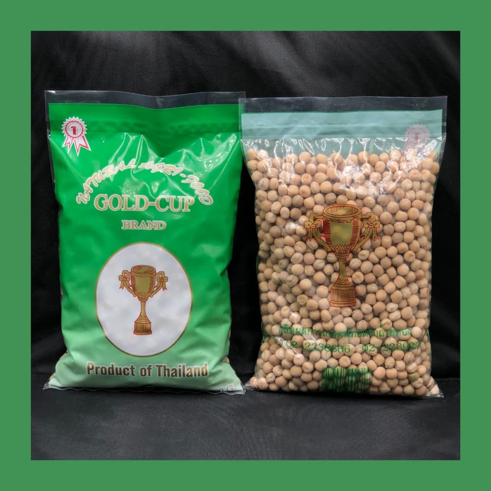 ถั่วลันเตาขาว 500 กรัม dried yellow peas, white peas, matar sabut 500g รูปที่ 2