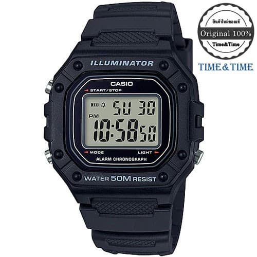 นาฬิกา CASIO รุ่น W-218H สินค้าใหม่ ของแท้ รับประกัน 1 ปี ใส่ได้ทั้งผู้ชายและผู้หญิง รูปที่ 2