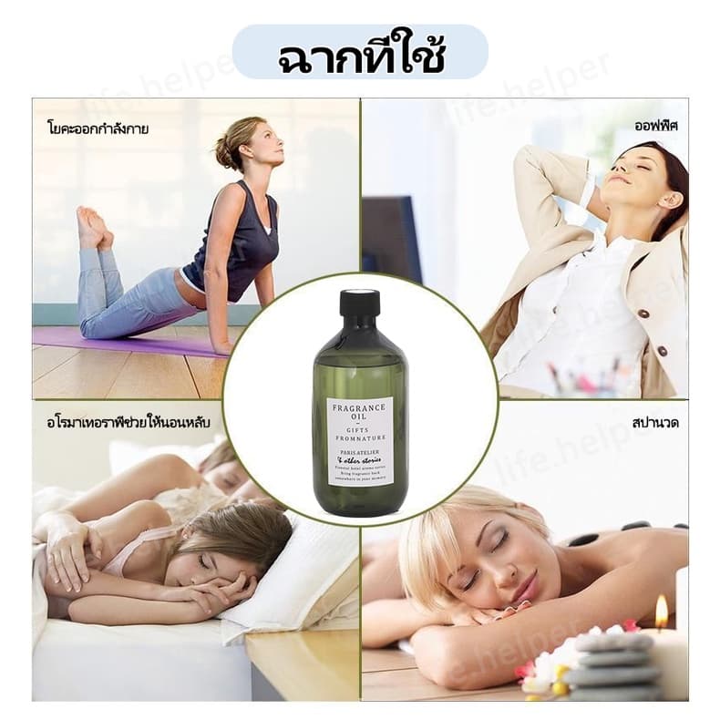น้ำมันหอมระเหย 100 มล กลิ่นธรรมชาติ น้ำยาหอมระเหย บริสุทธิ์ 100% สสารสกัดจากธรรมชาติ กลิ่นหอมแรงขึ้น 24% รูปที่ 3
