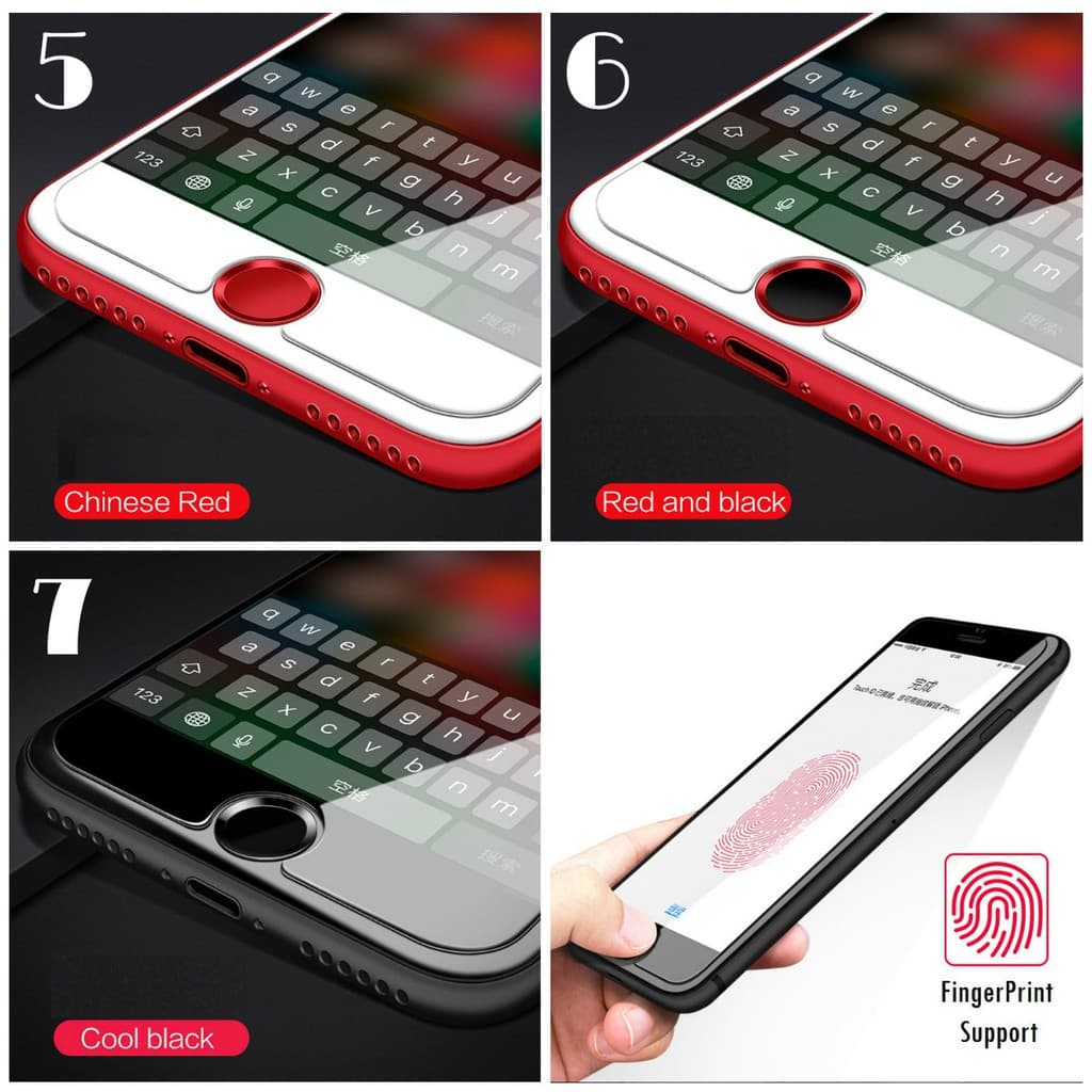 ตัวครอบถนอมปุ่มโฮม ซื้อ 3 ฟรี 1 Iphone แบบสแกนลายนิ้วมือได้ เรียบหรู สไตล์ Minimalist By MUISUNGSHOP รูปที่ 6