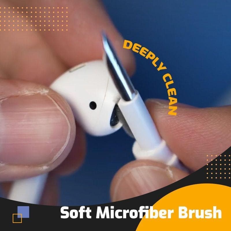MLIFE - ปากกา ทําความสะอาด Airpods Pro 1 2 3 หูฟังบลูทูธ ไร้สาย Cleaning Pen Set Earbuds Huawei Samsung Galaxy Buds รูปที่ 5