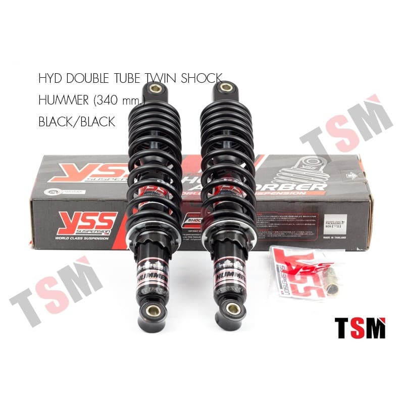 ราคาต่อ1คู่ โช๊คหลัง YSSแท้ รุ่น HUMMER สปริงแข็งพิเศษ สีดำ ใส่เวฟ110iได้ถึงปี2020 เวฟ125ถึงปี2022 เหมาะสำหรับบรรทุกหนัก รูปที่ 5