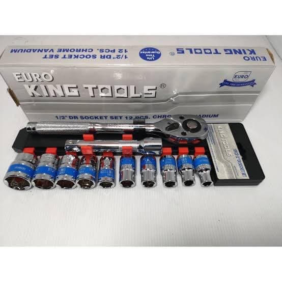 เครื่องมือช่าง Euro king tool DR SOCKET SET 12 PCS เครื่องมือช่าง Euro king tool รูปที่ 1
