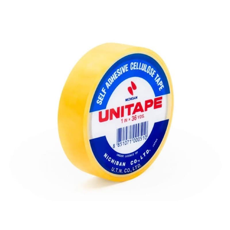 เทปใส Unitape สก็อตเทปใส แกนใหญ่/แกนเล็ก ยาว 36 หลา มีเก็บปลายทาง US.Station รูปที่ 2