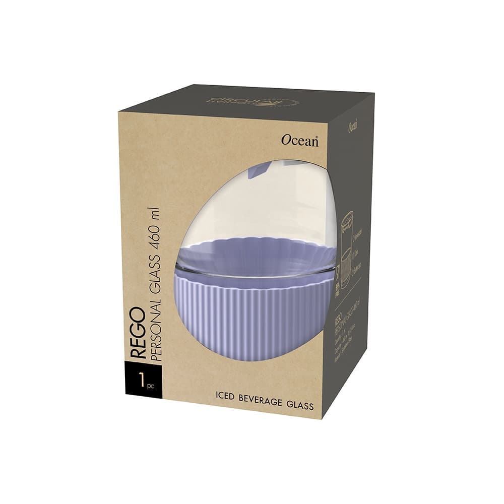 OCEAN แก้วน้ำ REGO Lavender Personal Glass 460 ml รูปที่ 7