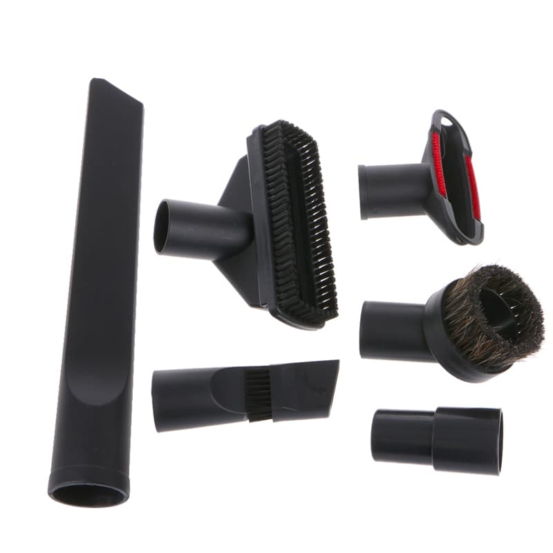 6 In 1 Vacuum Cleaner Brush Nozzle Home Dusting Crevice Stair Tool Kit 32mm 35mm รูปที่ 1