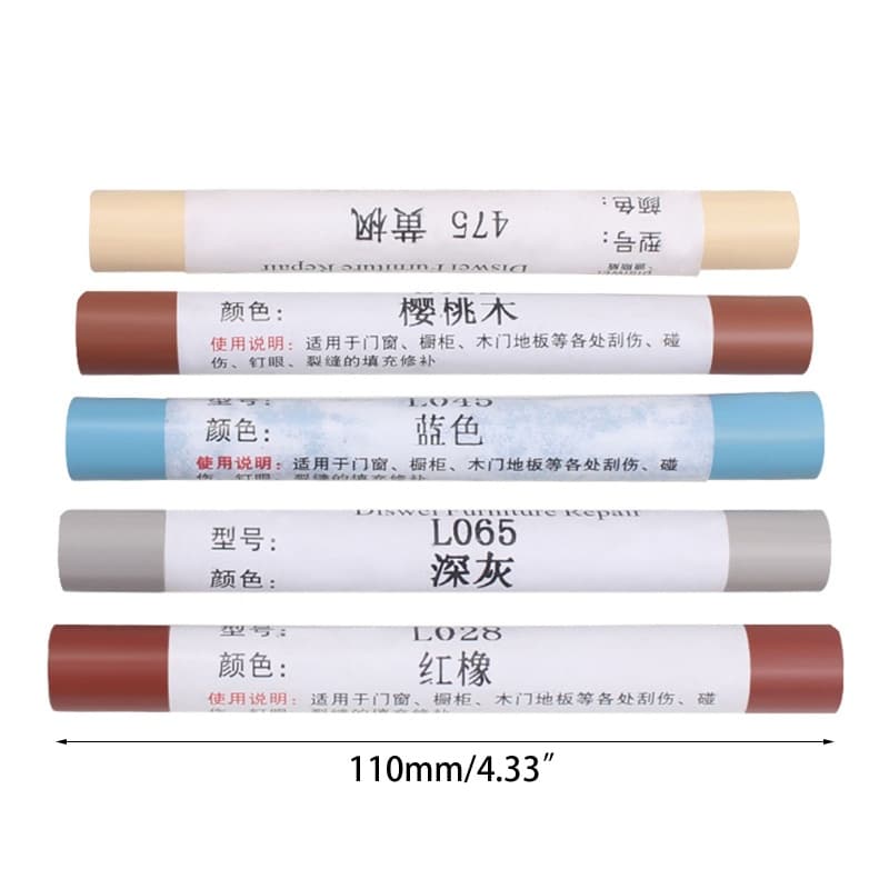 Yu ปากกาขี้ผึ้ง สําหรับซ่อมแซมเฟอร์นิเจอร์ไม้ 20 สี รูปที่ 2
