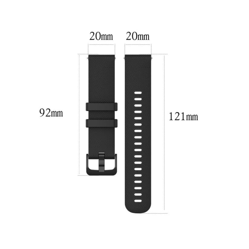 สาย Garmin VenuSQ/Venu SQ2/Venu/Venu2plus/245/645/vivoactive3 vivomove3 amazfitbip ขนาด20mm ทุกวันจากไทย รูปที่ 5