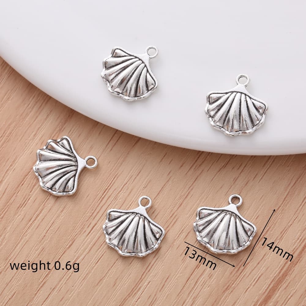 เครื่องประดับ สร้อยคอ สร้อยข้อมือ ต่างหู จี้เปลือกหอย สไตล์วินเทจ DIY สวยหรู 20 ชิ้น รูปที่ 3