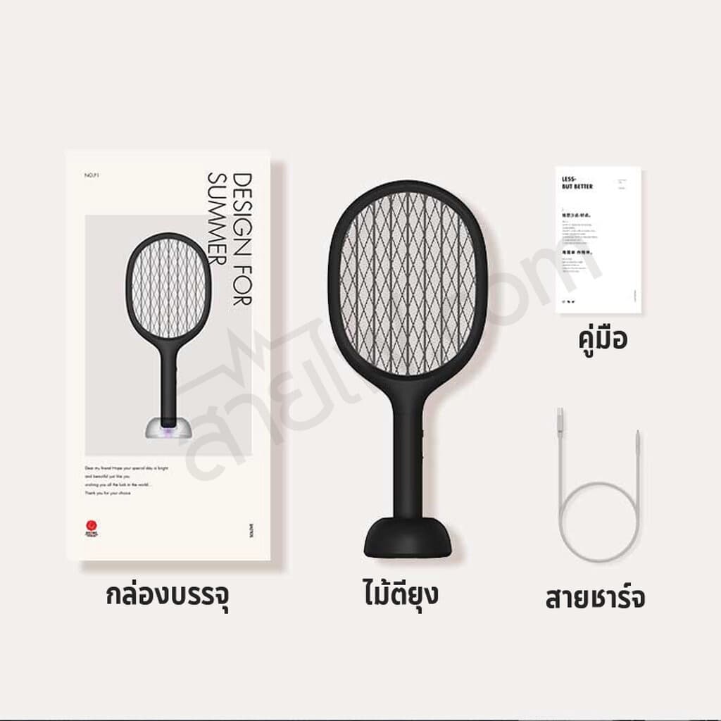 SOLOVE P1 2 in 1 Mosquito Swatter เครื่องดักยุง + ไม้ช็อตยุงและแมลง ไม้ตียุงไฟฟ้า ครบจบในเครื่องเดียว รูปที่ 6