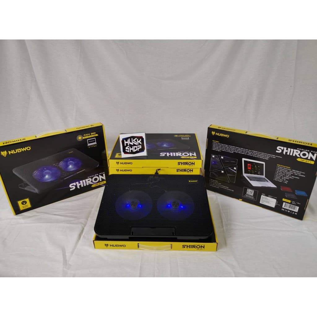 Nubwo NF-211 NF-212 NF-214 NF-235 พัดลมโน๊ตบุ๊ค พัดลมรองโน๊ตบุ๊ค Gaming Cooler pad พัดลมระบายความร้อนโน๊ตบุ๊ค ประกัน1 ปี รูปที่ 8