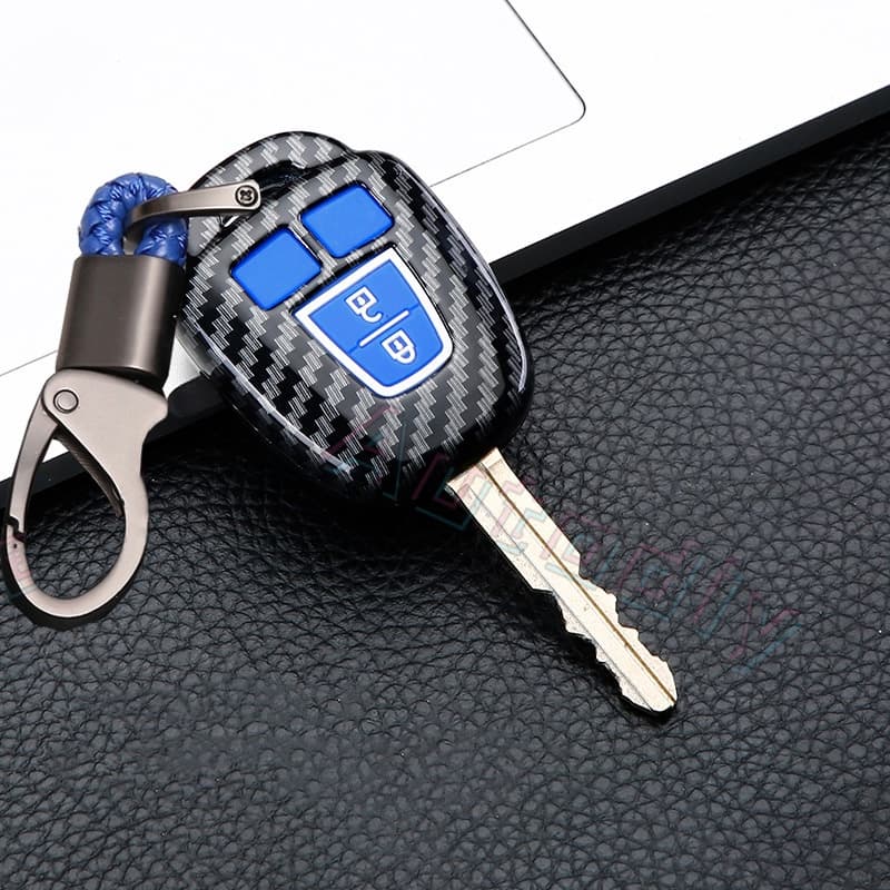 คาร์บอนไฟเบอร์ Toyota vios yaris ativ กุญแจ 2ปุ่ม รีโมท toyota เคสรถยนต์ ปลอก TOYOTA ยาริส เอทีฟ วีออส 2014-2020 Toyota Yaris 2017 / vios / Ativ 3 ปุ่ม 4 ปุ่ม รูปที่ 5