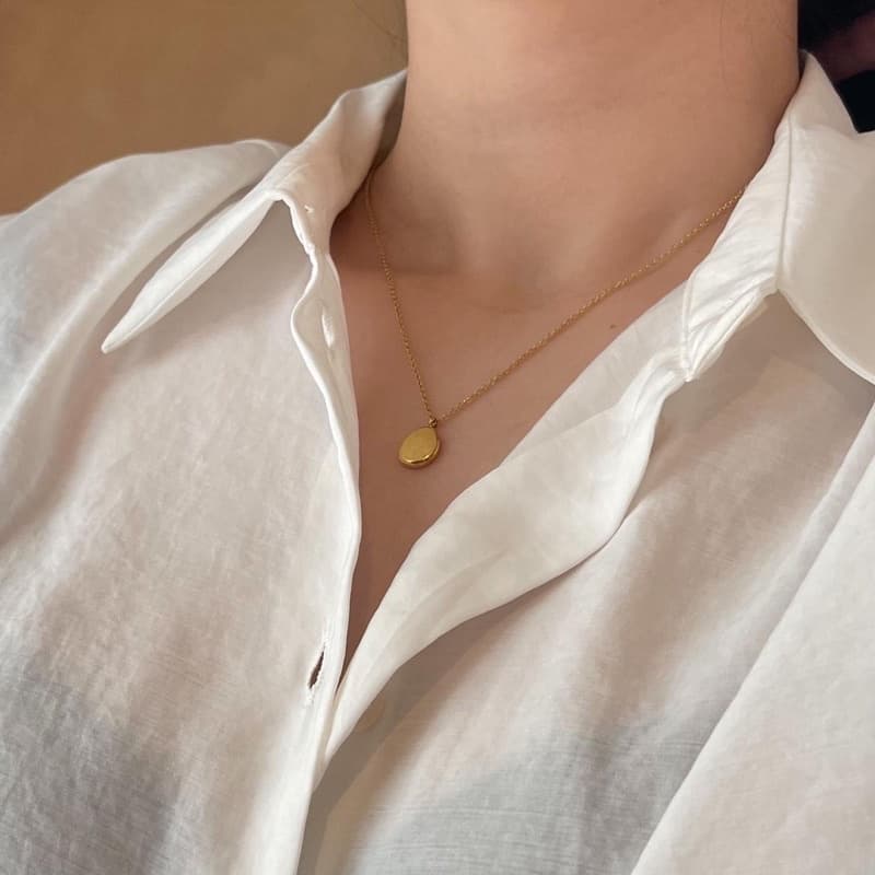 A.piece สร้อยแสตนเลส Adorable necklace รูปที่ 9