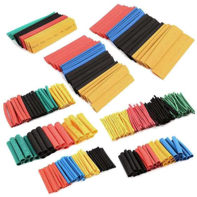 New Alitech 164 ชิ้นสีผสมความร้อนท่อหดฉนวนกันความร้อนท่อหดแขน 164pcs Assorted Shrinking Heat Shrink Tube Wrap รูปที่ 7