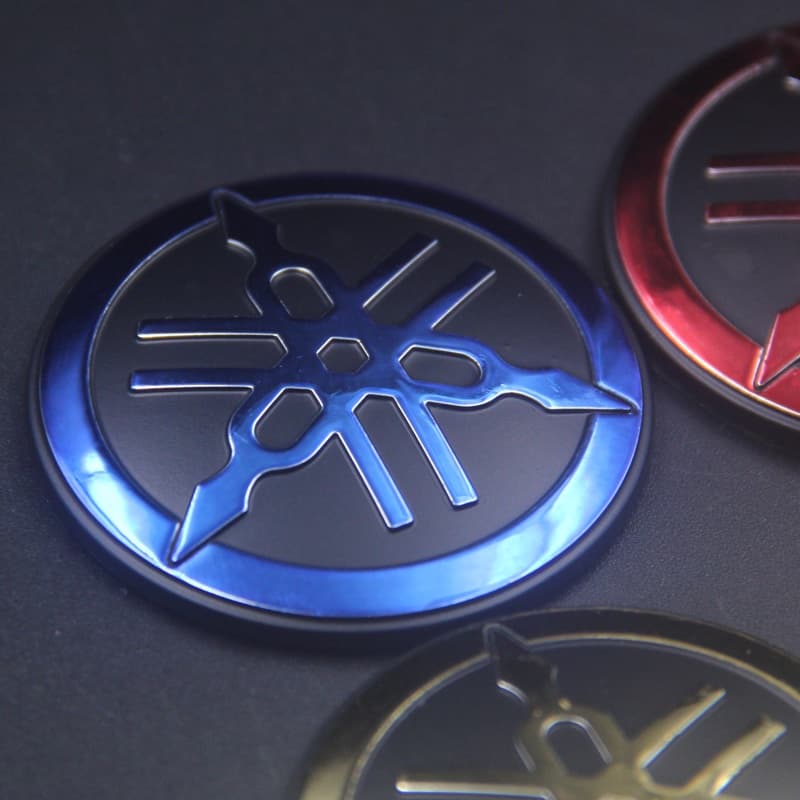 โลโก้ Yamaha Tmax Xmax Nmax พลาสติกชุบ โลโก้ ABS Motorcycle Emblem 50mm รูปที่ 3