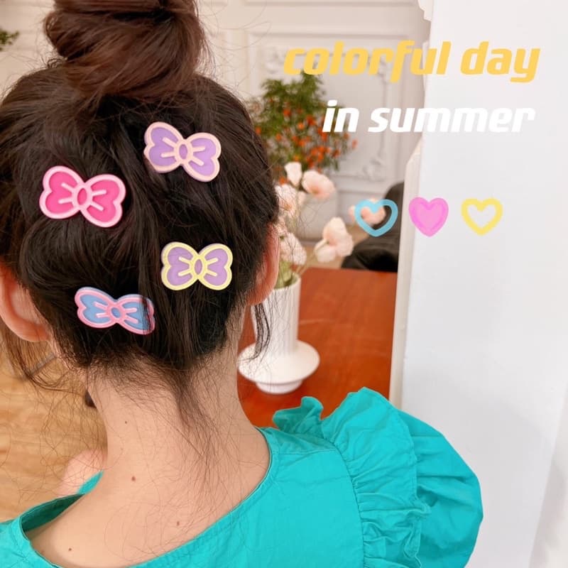 Cute 087 กิ๊บติดผม กิ๊บหนีบผมโบว์แสนหวาน สไตล์เกาหลี รูปที่ 2
