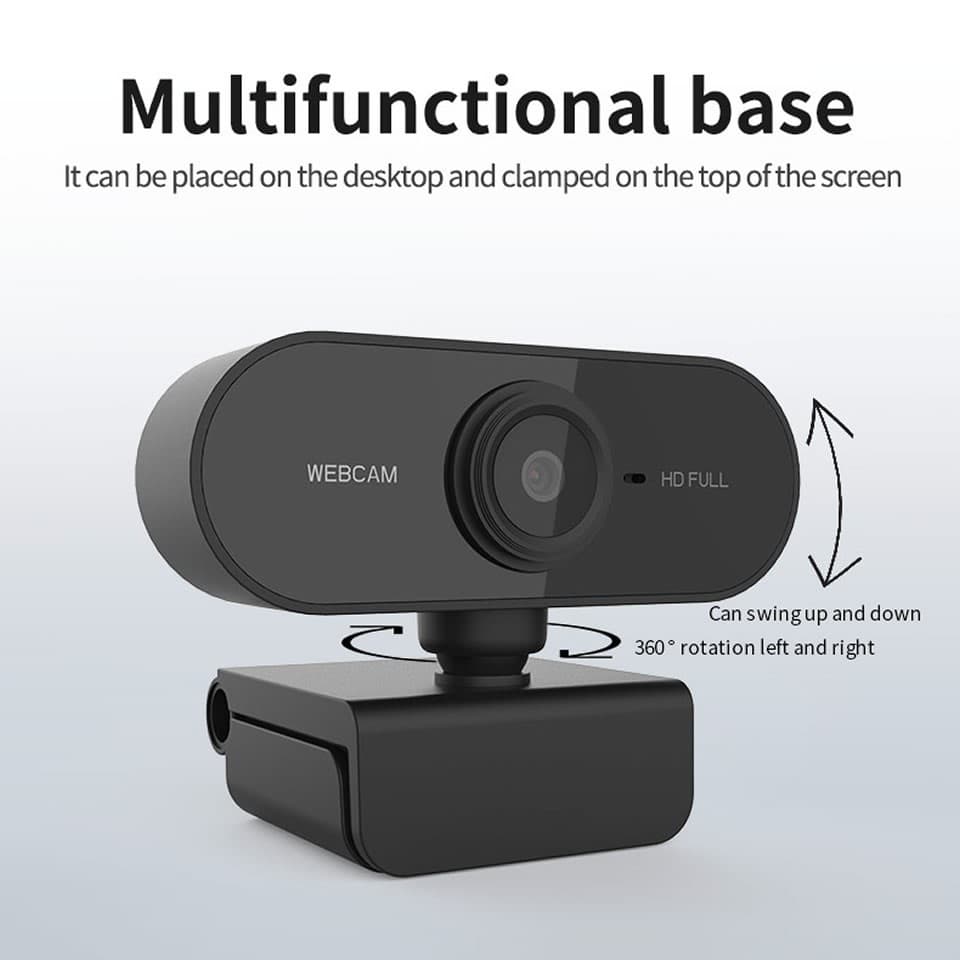 กล้องเว็บแคมชัด! 1080P HD Auto Focus พร้อมไมค์ในตัว ] คอมพิวเตอร์ กล้อง Webcam 1080p Full HD ไม่ต้องลงไดรเวอร์ รูปที่ 3