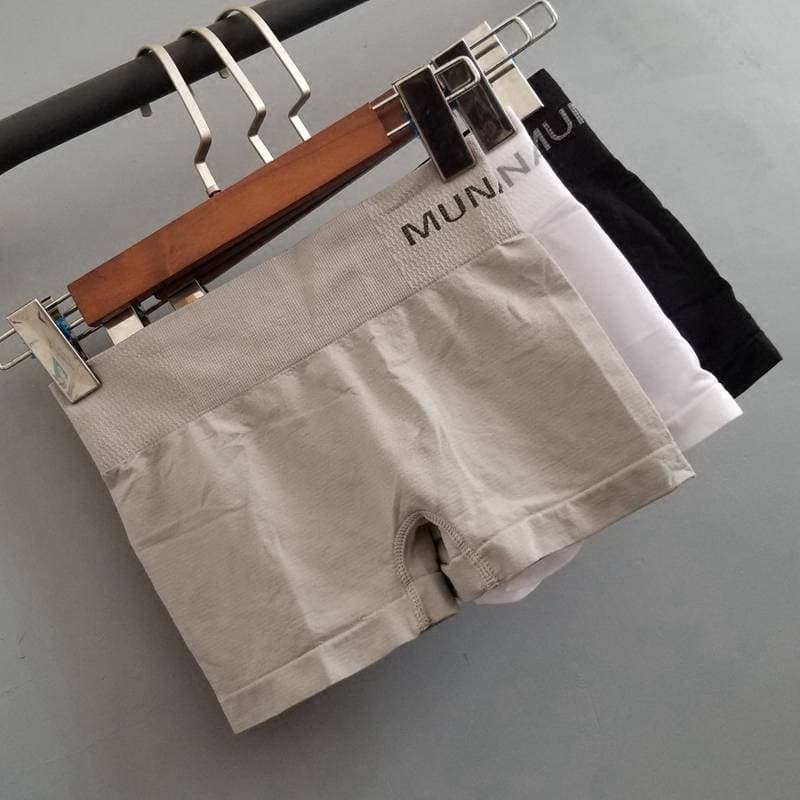 AP 6207 กางเกงชั้นในสตรี boxer สเตย์ ใส่สบาย ระบายอากาศ ผ้ายืดหยุ่น ฟรีไซส์ 26-38 นิ้ว ชนิดขาสั้น รูปที่ 9