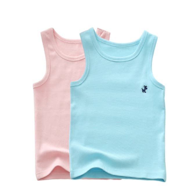 เสื้อกล้ามเด็ก หญิง/ชาย underwear ผ้าฝ้ายแท้100% 2-13ขวบ/เสื้อชั้นในเด็กระบายอากาศ รูปที่ 9