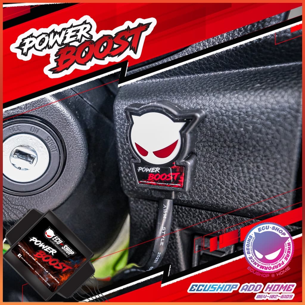 คันเร่งไฟฟ้า POWER BOOST แบรนด์ ecushop ปรับได้ 3 ระดับ พร้อมโหมดปิดควันดำ รูปที่ 3