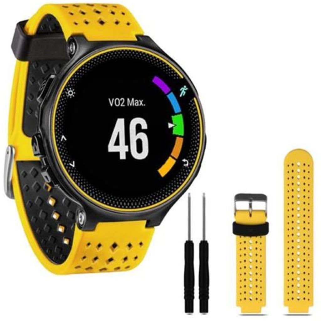 สายรัดสายนาฬิกา แบบซิลิโคน สำหรับ Garmin 220 230 235 620 630 735 รูปที่ 4