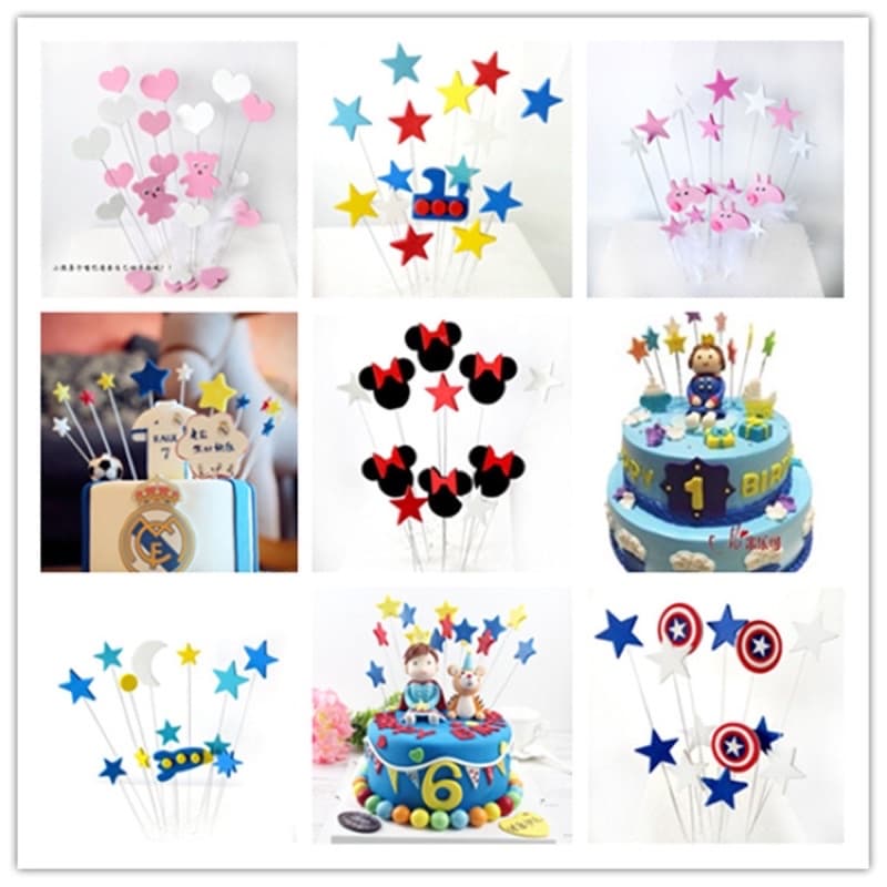 Cake Topper ป้ายปักเค้กลายการ์ตูนสุดน่ารัก รูปที่ 1