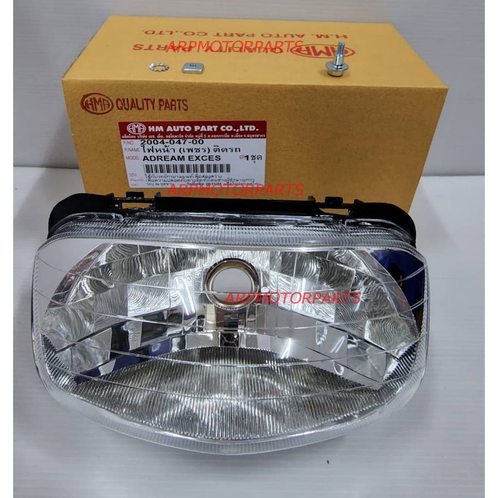 ไฟหน้า DREAM EXCES, C100P ดรีม เอ็กซ์เซส ซี 100 พี # HMA BRAND # 2004-047-00 รูปที่ 6