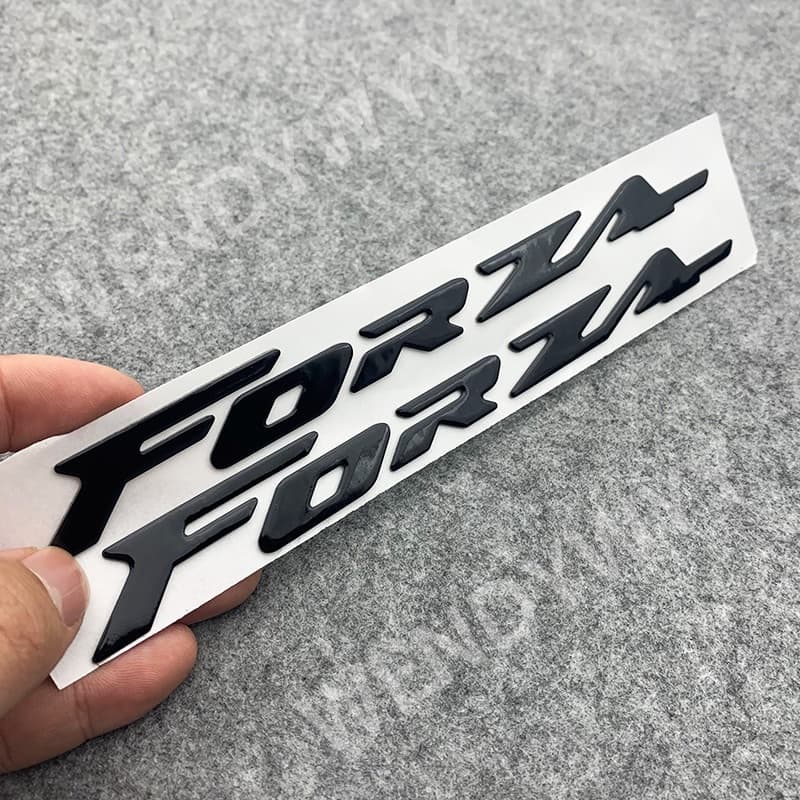 สติกเกอร์โลโก้ พลาสติกนิ่ม โครเมี่ยม 3D สําหรับตกแต่งรถจักรยานยนต์ HONDA Forza 150 250 300 350 750 รูปที่ 5