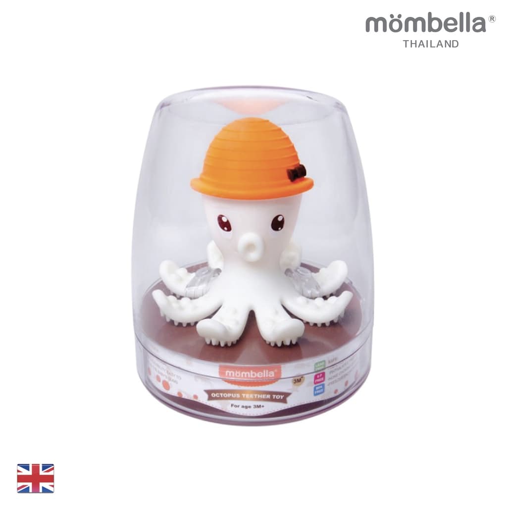 Mombella ยางกัดปลาหมึกมัมเบล่า ของแท้จากอังกฤษ ปลอดภัยมี มอก. ยางกัดซิลิโคนนิ่มส่งเสริมพัฒนาการ BPA Free Teethers รูปที่ 4