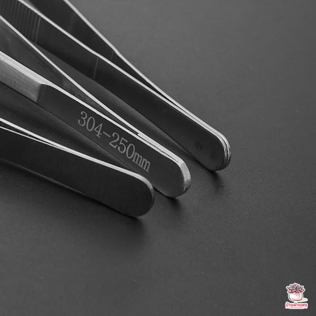 ฟอเซปด้ามยาว ฟอร์เซบสแตนเลส #304 Forcep ฟอเซป ปากคีบ อุปกรณ์ช่วยปลูกต้นไม้ แคคตัส กระบองเพชร cactus&succulent รูปที่ 4