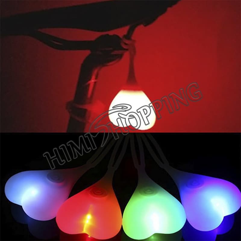 ไฟท้ายจักรยาน LED รูปหัวใจ กันน้ํา ชาร์จ USB 1 ชิ้น รูปที่ 9