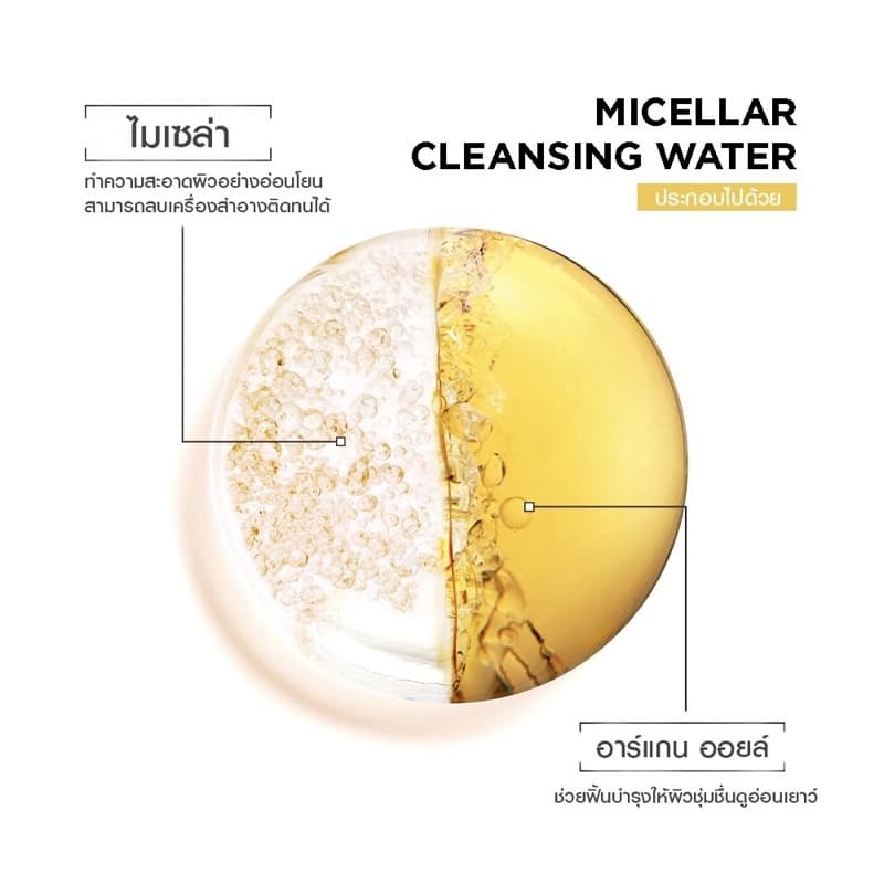 การ์นิเย่ ไมเซล่า ออยล์-อินฟิวส์ Garnier Micellar Oil-Infused 400 ml. รูปที่ 2