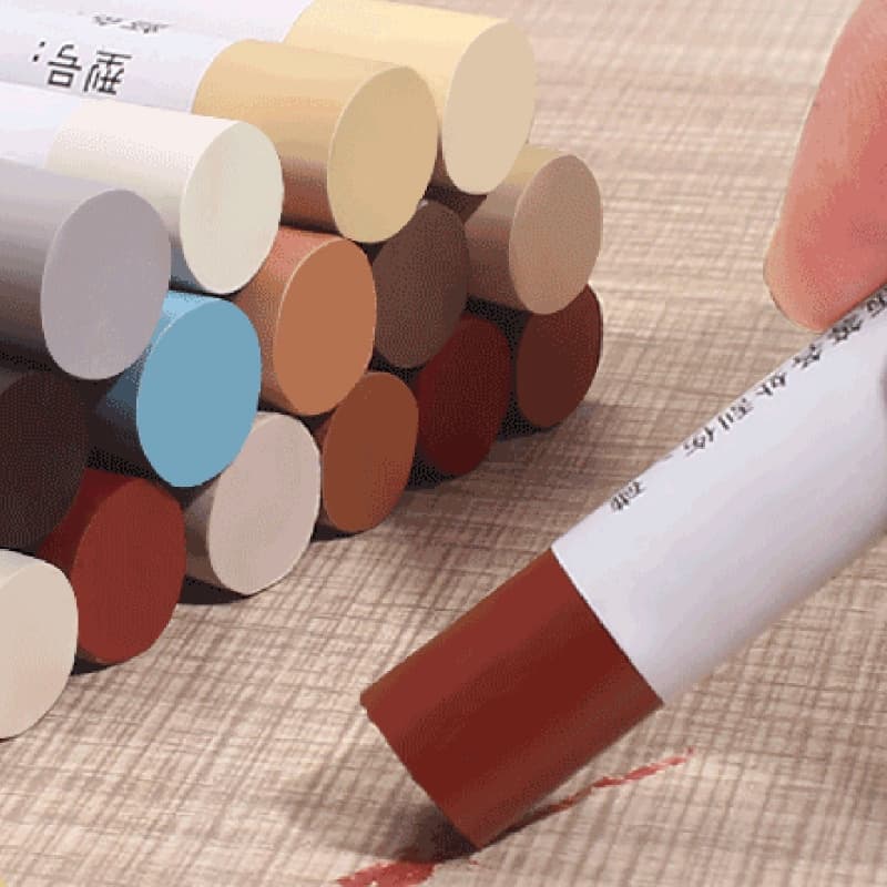 Yu ปากกาขี้ผึ้ง สําหรับซ่อมแซมเฟอร์นิเจอร์ไม้ 20 สี รูปที่ 3