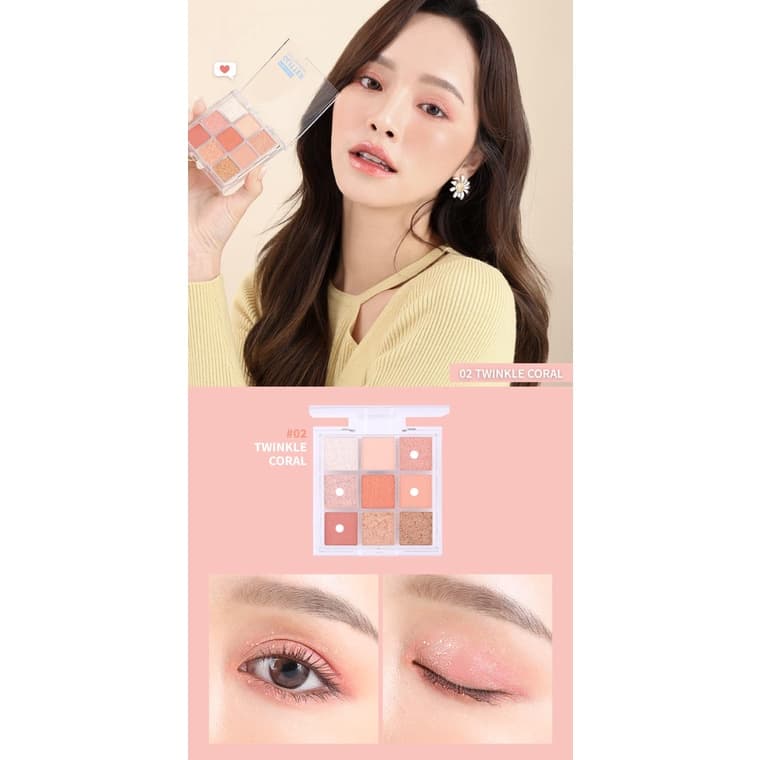 MEILINDA Glitter Shot Shadow พาเลทท์อายแชโดว์ รูปที่ 5