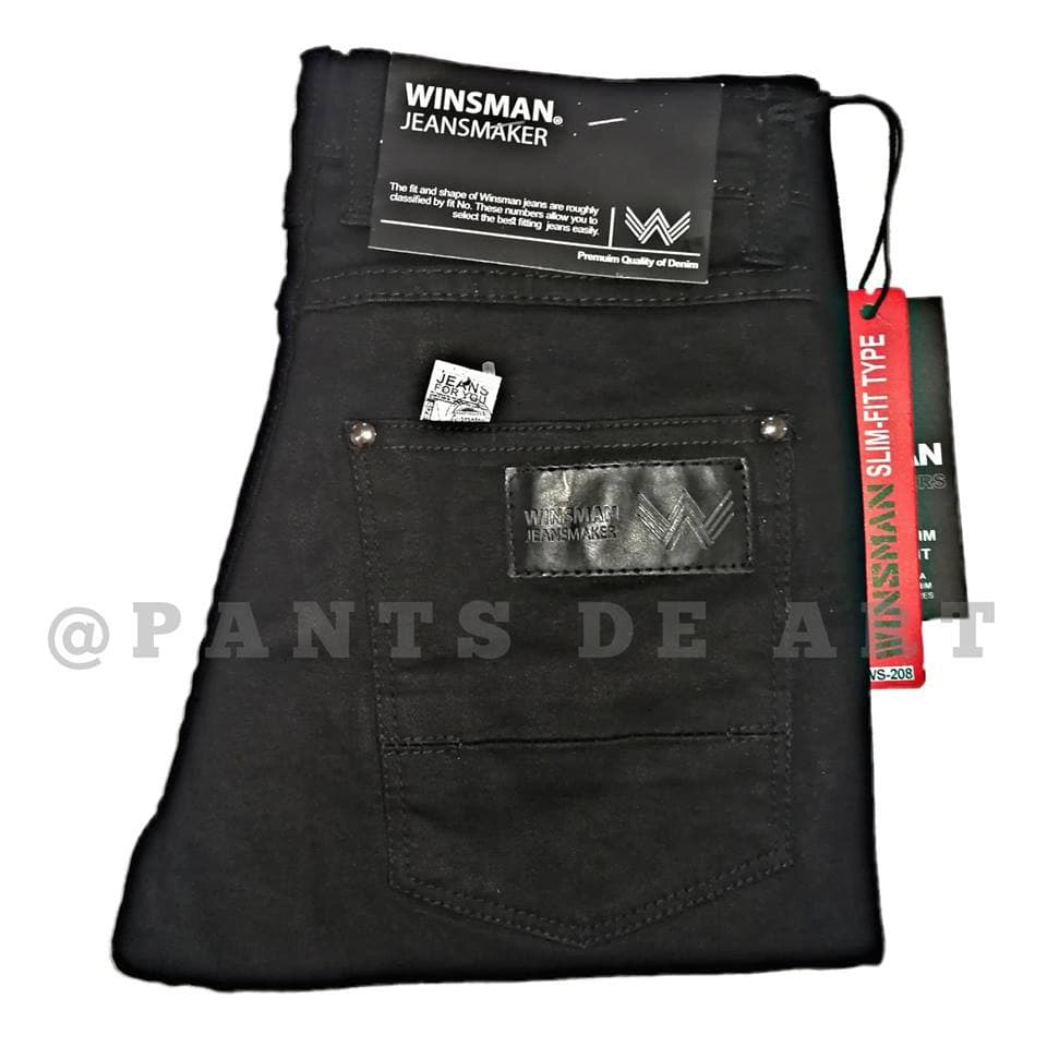 Pants De Art : กางเกงยีนส์ชาย SUPERBLACK มีจุใจถึงไซส์ 42 ทรงเดฟ *ชำระปลายทางได้ค่ะ* รูปที่ 3