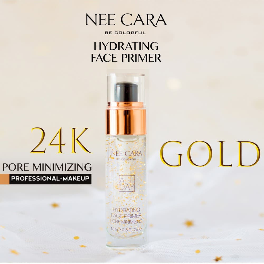 NEE CARA | N794 นีคาร่า ไพรเมอร์ทองคำ 24k เนื้อเจล ไพรเมอร์นีคาร่า HYDRATING FACE PRIMER GOLDE 24K รูปที่ 3