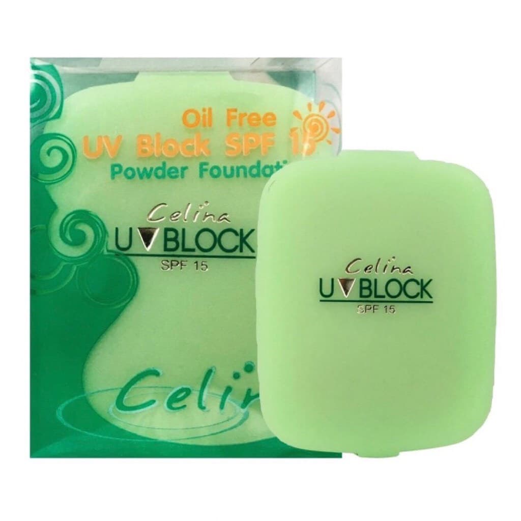 CELINA OIL FREE UV BLOCK SPF 15 POWDER FOUNDATION แป้ง แป้งพัฟ เซลิน่า ออย ฟรี ยูวี บล็อค ตัวจริง รีฟิล รูปที่ 3