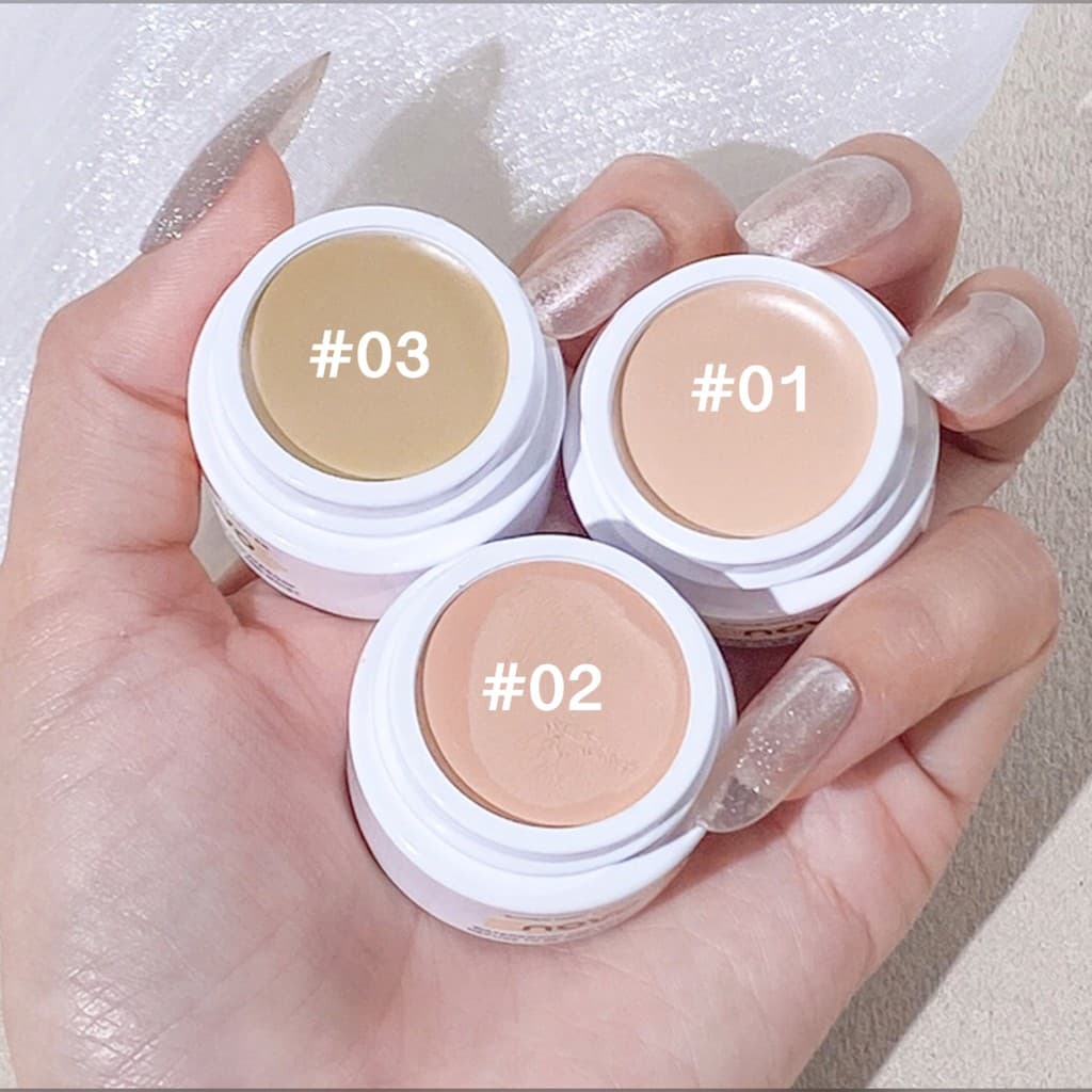 NOVO 5373 คอนซิลเลอร์เนื้อครีม คอนซีลเลอร์ปกปิดรอยดำ รอยแดง รอยสิว ใต้ตาคล้ำ กันน้ำ ติดทน โนโว Bright Cream Concealer รูปที่ 5