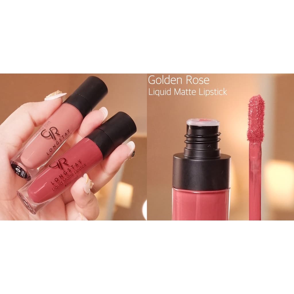 Golden Rose โกลเด้น โรส ลิปจุ่ม ลองสเตย์ ลิควิด แมท ลิปสติก Longstay Liquid Matte Lipstick รูปที่ 3