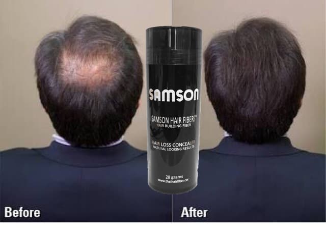 SAMSON Hair Fiber 30g ผงไฟเบอร์ปกปิดผมบาง เพิ่มผมหนา รูปที่ 2