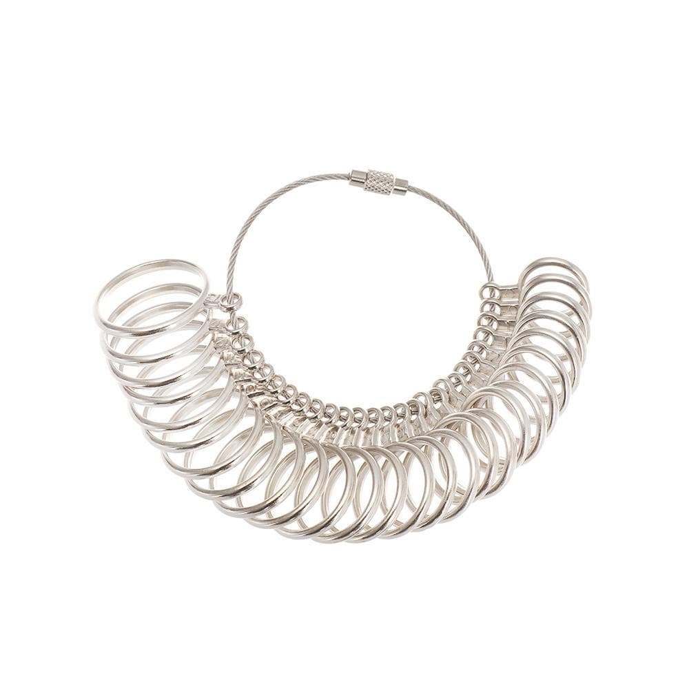 AMURA Finger Ring Sizer วัดโลหะแหวนวัดขนาดเครื่องมือ รูปที่ 6