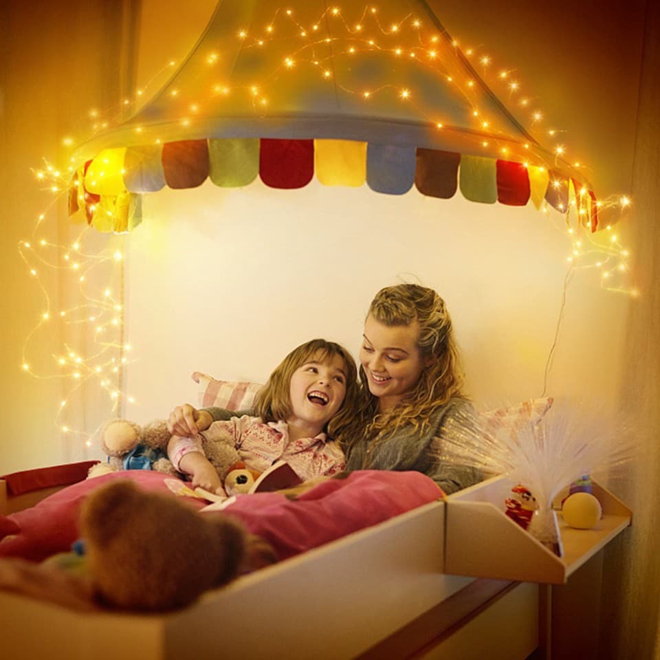 ไฟ LED 2M 5M 10M 5V USB LED String light Fairy คริสต์มาสงานแต่งงาน Garland ไฟ Party เทศกาลของขวัญตกแต่ง รูปที่ 6