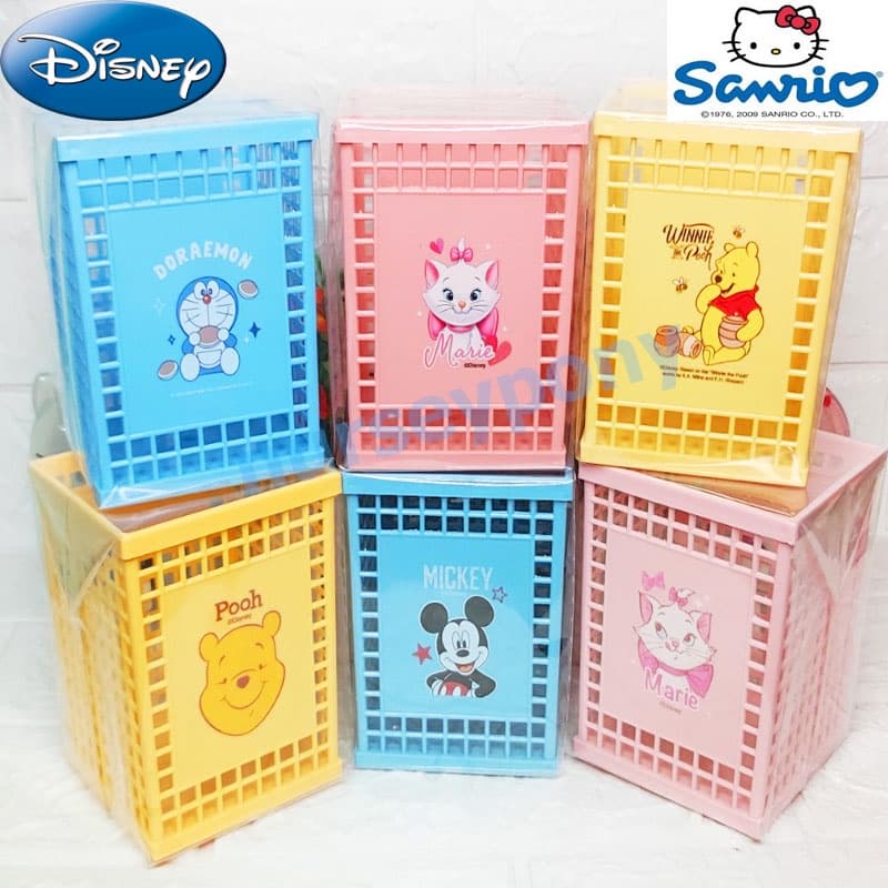 ตะกร้าเหลี่ยมใส่ปากกา Sanrio Disney ลิขสิทธิ์แท้ ถูกที่สุด รูปที่ 1