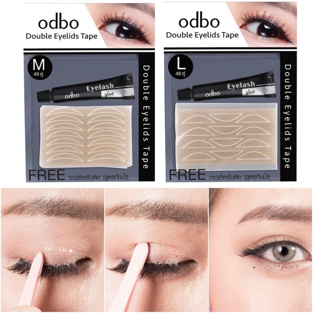 สติกเกอร์ ตาข่ายติดตา 2 ชั้น โอดีบีโอ #OD848 Odbo Double Eyelids Tape รูปที่ 5