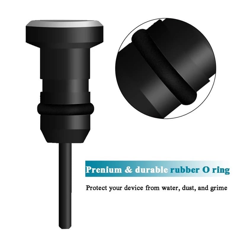 จุกกันฝุ่นหูฟังโทรศัพท์มือถือ แจ็ครูหูฟัง3.5มม. Android headphones Jack Dustproof Plug Aluminum alloy Earphone รูปที่ 2