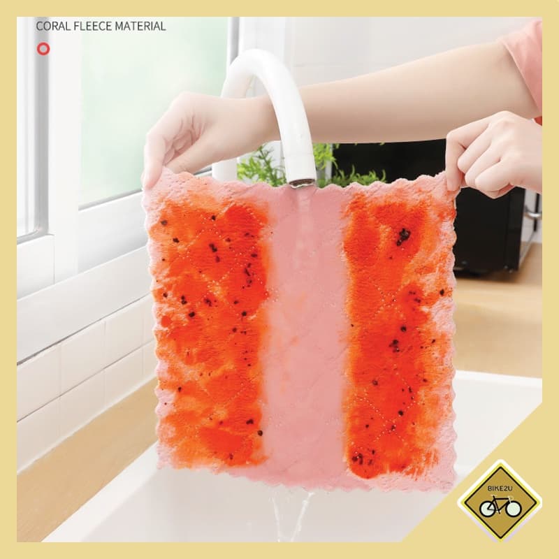 25x25 30x30 35x75 สินค้า ไซส์ใหญ่ ผ้าอเนคประสงค์ไมโครไฟเบอร์สำหรับทำความสะอาด คละสี ผ้าอเนกประสงค์ รูปที่ 8